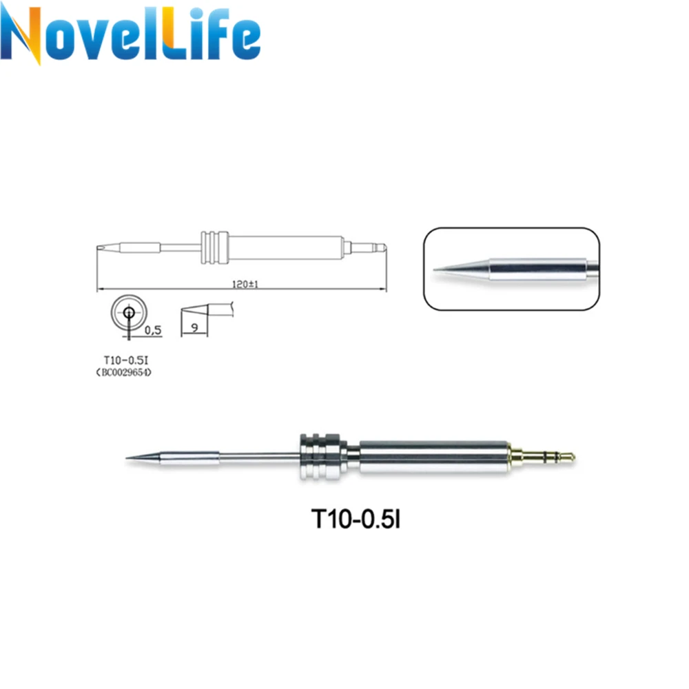 Сменная насадка для паяльника T10 K 0.5I 1.2C 1.3D без свинца с USB разъемом USB|Сварочные