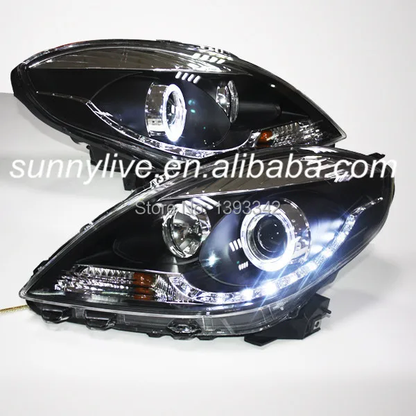 Для NISSAN SUNNY Versa светодиодный светодиодсветильник фары ангельские глазки на 2011 2013
