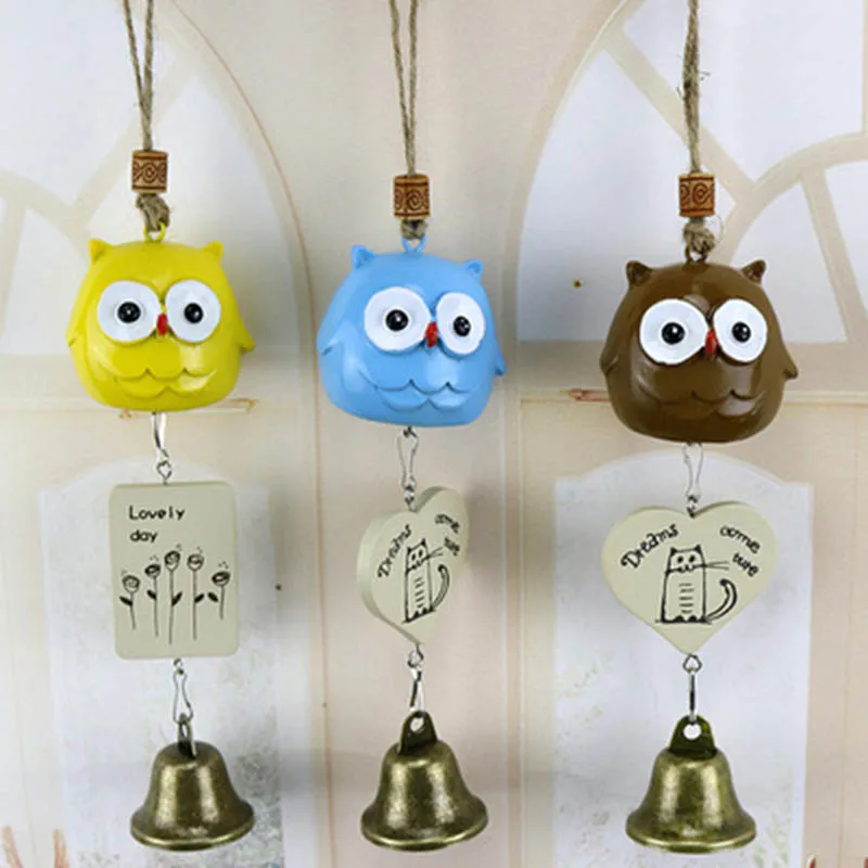 2018 Style Bird House Cage Wind Chimes Home Garden Hanging Ornaments Fashion Warm Indoor Windbell Decorations | Дом и сад