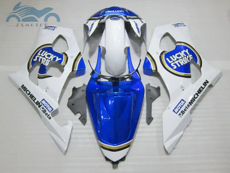 Обновите комплект обтекателей для Suzuki 2003 2004 GSXR1000 K3 K4 послепродажный АБС обтекатели комплект 03 04 GSXR 1000 Лаки Страйк BD31