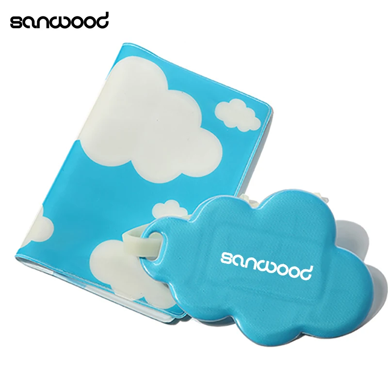 2016 новый дизайн карамельных цветов Обложка для паспорта дорожные багажные бирки