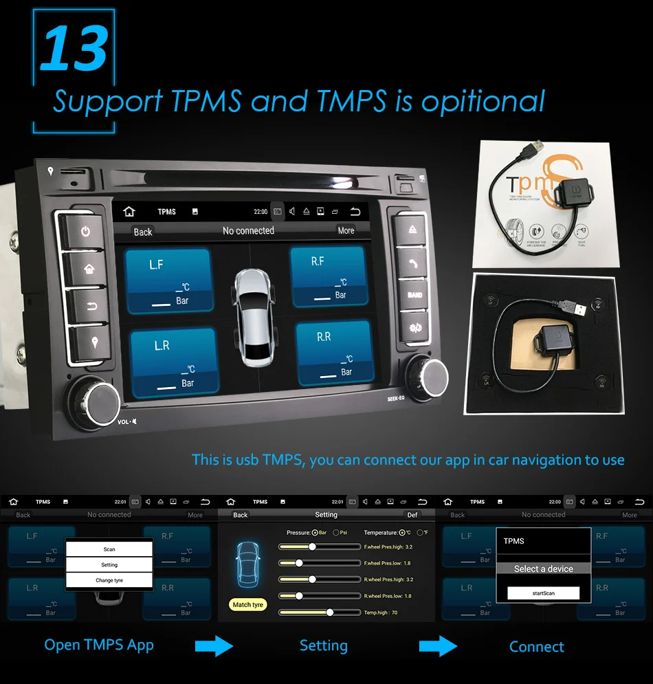 Eunavi 2 Din Android 9 автомобильный dvd-плеер gps Navi для VW/Volkswagen/Touareg/Transporter T5 с Canbus Wifi стерео радио FM DSP RDS