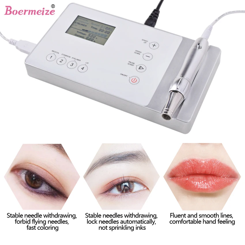 Татуировки Kit Набор цифровой Перманентный Макияж татуировки устройства комплект