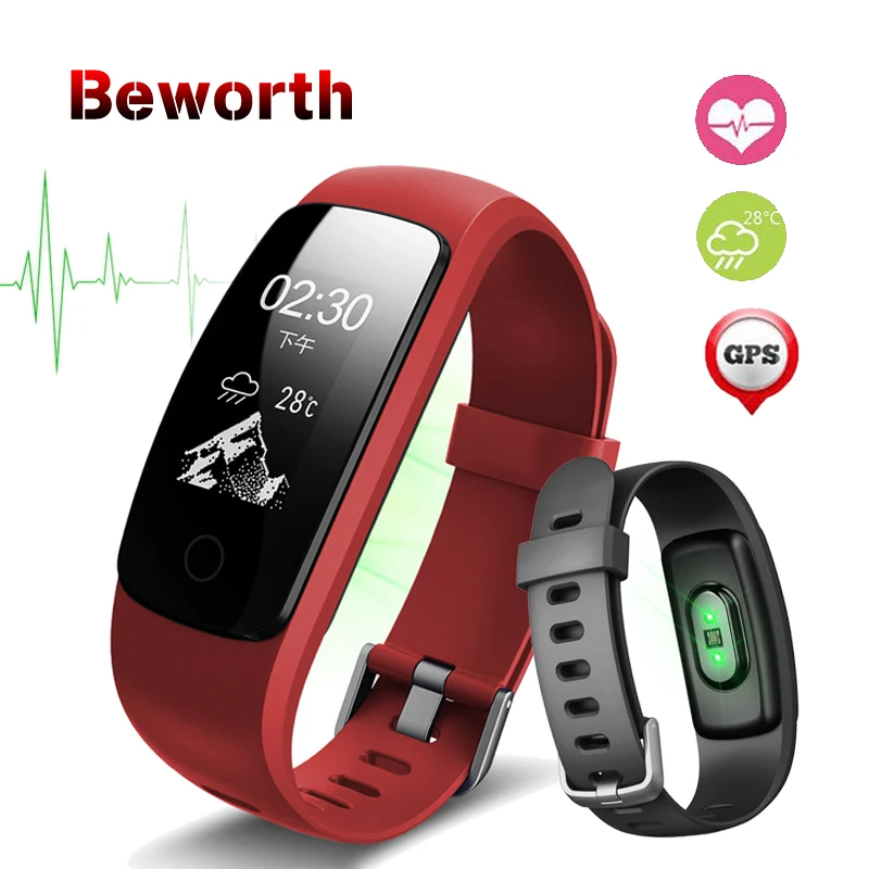 ID107 Plus HR gps умный Браслет монитор сердечного ритма шагомер Smartband браслет для фитнеса с Bluetooth активности спортивный трекер Браслет