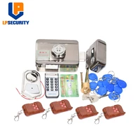 remote control electronic rfid door gate locksmart electric lock magnetic induction door entry access control system 10 tags
