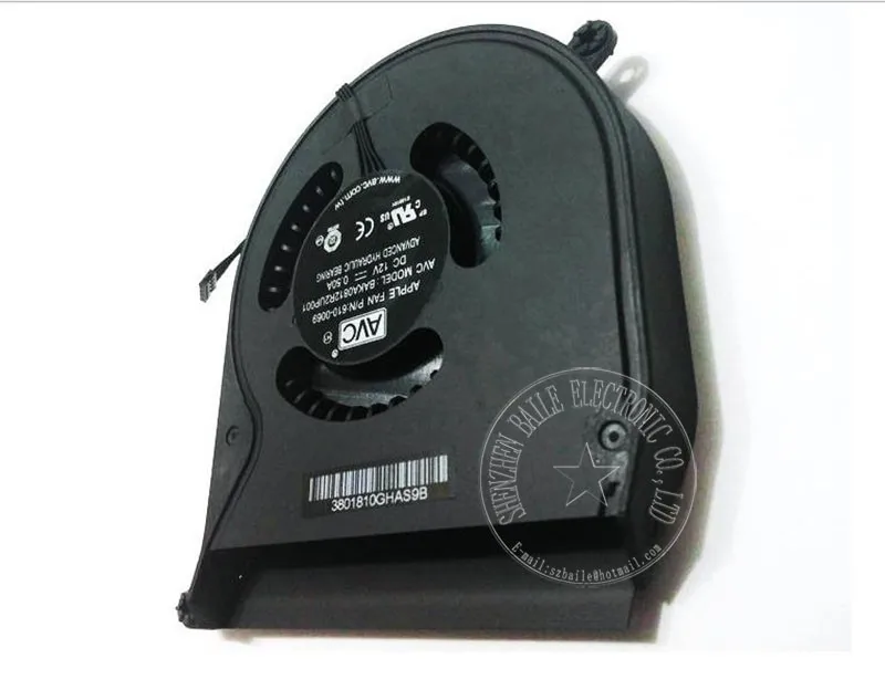 5 шт./лот Новый A1347 кулер для ноутбука APPLE MACBOOK Mac Mini (Mid 2011) 816 MC270 438 936 MC815 охлаждающий