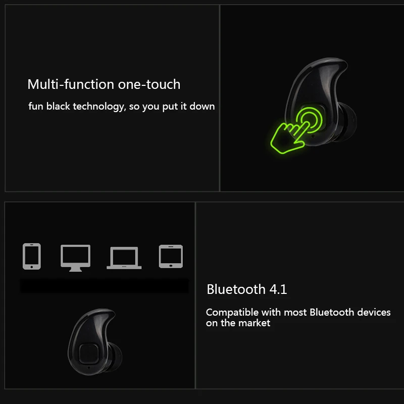 Беспроводной динамик Bluetooth наушники мини гарнитура с микрофоном громкой связи