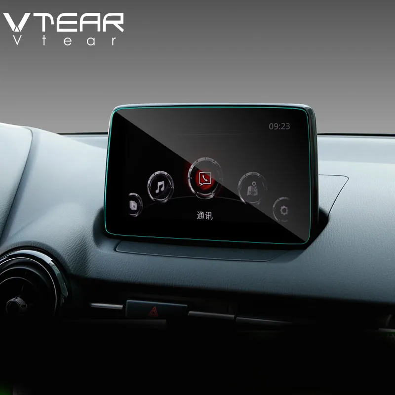 Vtear для Mazda мазда CX-3 CX3 GPS Навигация экран стальной материал Защитная пленка