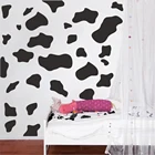 Виниловая наклейка на стену для детской комнаты, с изображением коровьей кожи, животных, молока, точек, для спальни, игровой комнаты, 50 шт., настенная наклейка в детскую