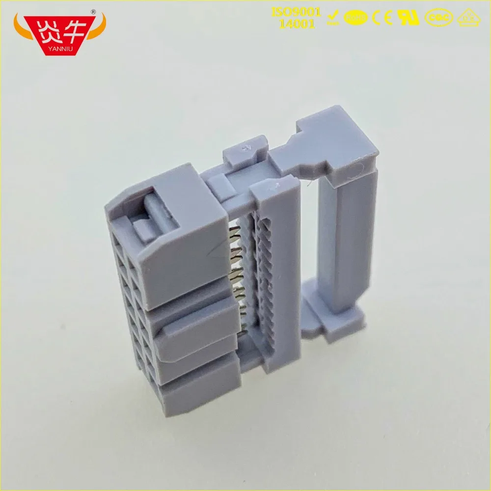FC 14P женский 2 54 мм Шаг 14PIN IDC разъемы ISP JTAG HEADER для плоского ленточного кабеля