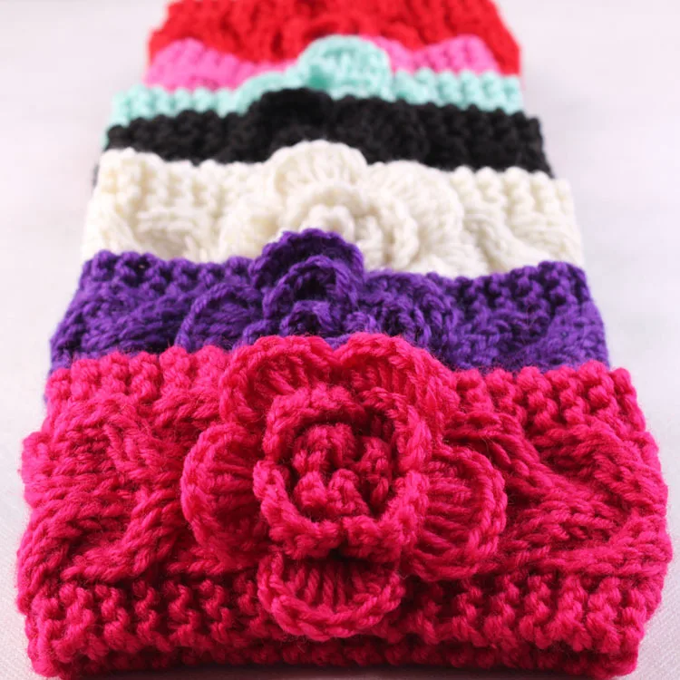 Детская вязаная повязка на голову 3 шт./лот|headband leaf|baby headband bowsheadbands for infants and toddlers |