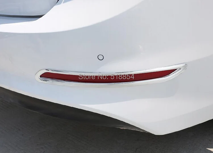 Хромированная Хвостовая лампа заднего противотуманного фонаря накладка ободок