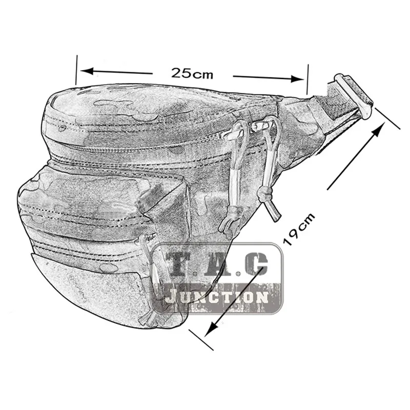 EmersonGear Военная поясная сумка Emerson тактическая сумка поясная сумка с ремнем MOLLE Съемный поясной ремень