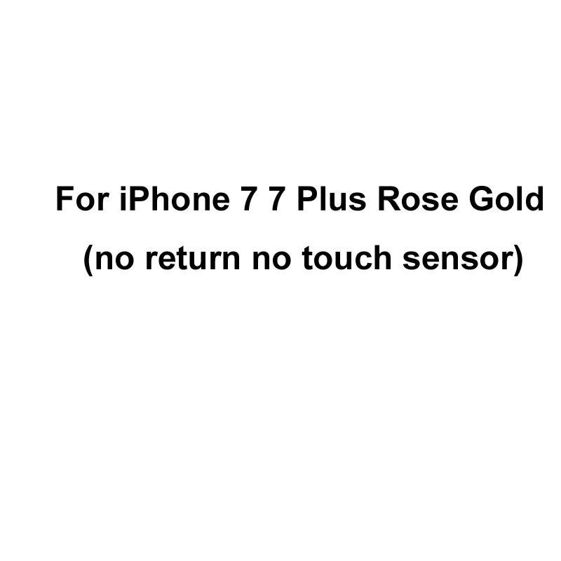 For 7 7 Plus Rose Go YKaiserin сенсорный датчик отпечатков пальцев гибкий кабель для iPhone 5S 6 6 Plus 6S 6S Plus 7 7 Plus Кнопка возврата отпечатков пальцев Touch ID - Цвет: For 7 7 Plus Rose Go