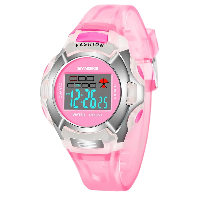 Новый Водонепроницаемый детей часы Обувь для мальчиков девочек светодиодный