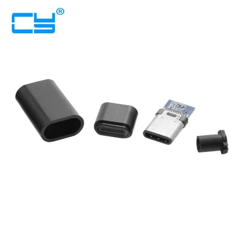 10 комплектов сделай сам 24 контакта USB 3 1 Тип C штепсельная вилка разъем типа SMT с