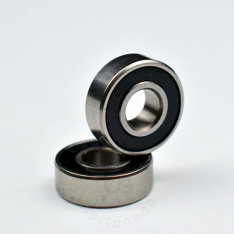 696RS 6*15*5(мм) 10 шт. Подшипник ABEC-5 подшипники 10 шт. резиновый герметичный Подшипник 696 696RS хромированный стальной подшипник
