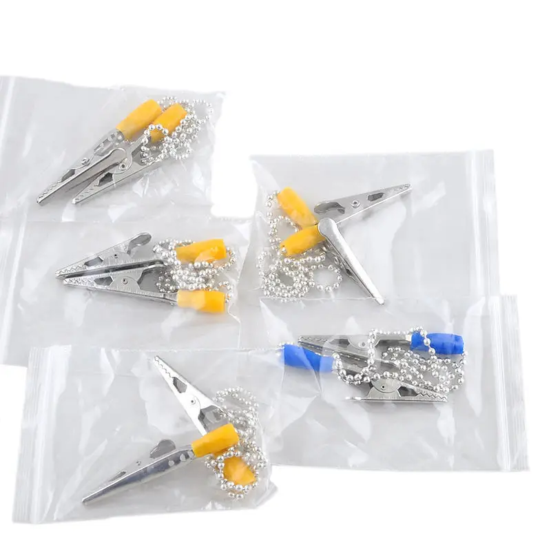 10 PCS Dental Instrument Bib Clips Flexible Ball Chain Napkin Holder | Красота и здоровье