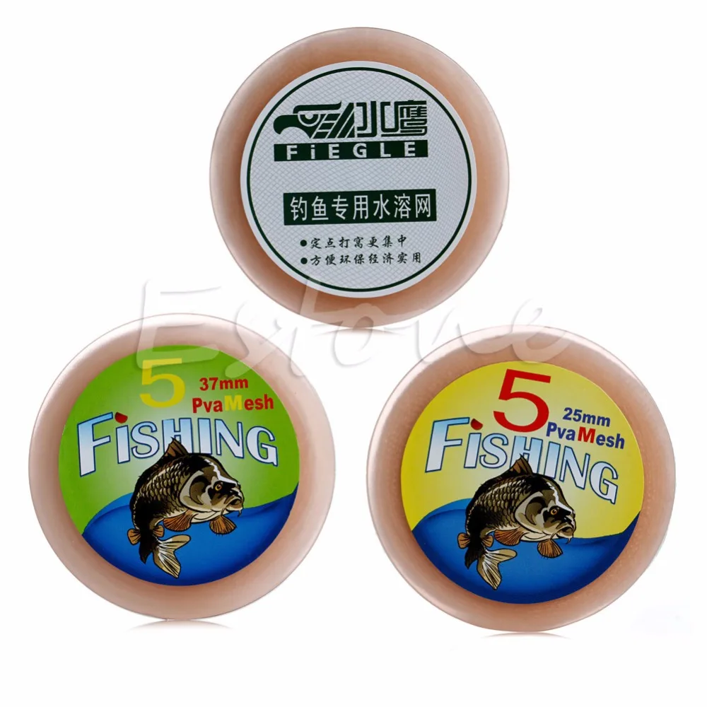 Fishing Accessories 1PC New 5M PVA Mesh 25/37/44mm Refill Carp Stocking Boilie Rig Bait Bags | Спорт и развлечения