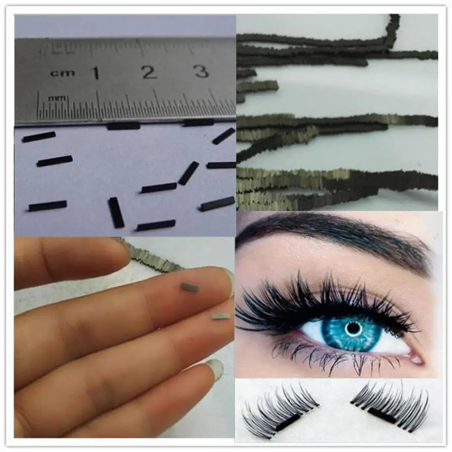 2/4/6/8/10/12/14/16/30/50 Pcs Magnetic Eyelashes Reusable-Magnet-Sheet-For-3D-Magnetic-False-Eyelashes-Extension-Handmade AU01 | Красота и