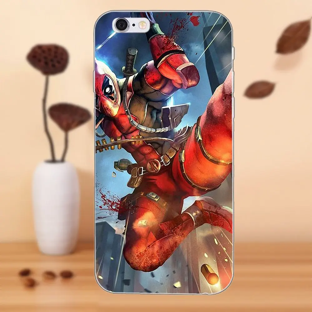 Новый Дэдпул супергероев Marvel мягких живые любовь телефон для Samsung Galaxy Note 2 3 4 5 8 9 S3
