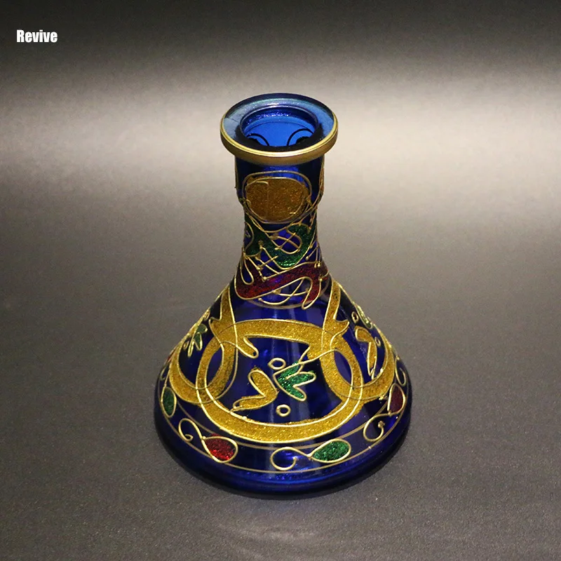 Стекло для кальянов кальян chicha бутылка narguile лампы водяная труба аксессуары черная ваза для лампы