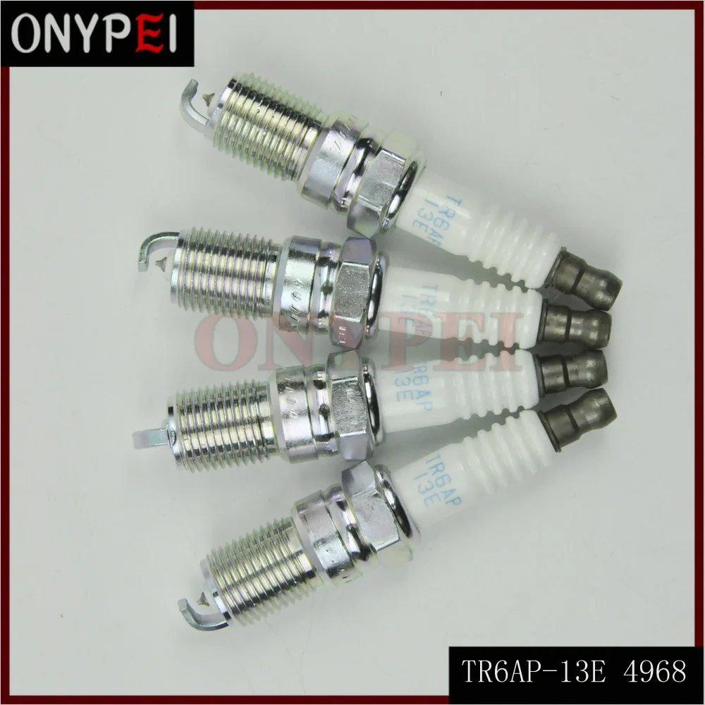 4 шт. C2S46895 TR6AP 13E 4968 Platinum power Свеча зажигания для 2000 2008 Jaguar S type X 3.0L TR6AP13E|Свечи и