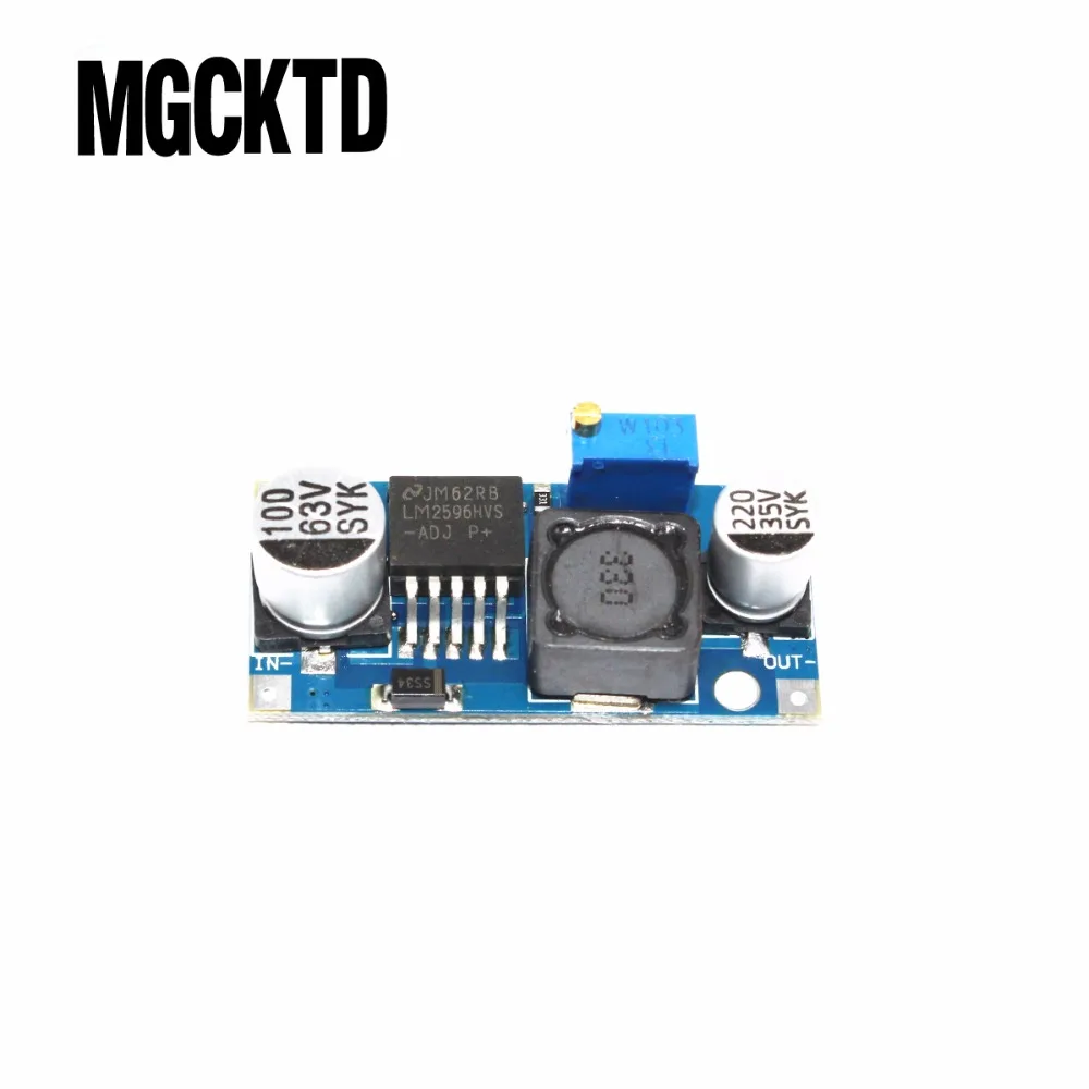Новый LM2596 DC 4 5 40V Регулируемый понижающий блок питания|lm2596 dc-dc|power moduledc-dc lm2596 |