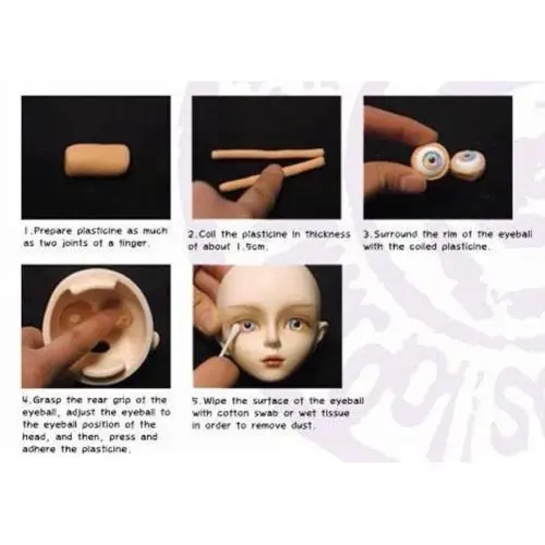 

[wamami] Ew30# 16mm Light Blue No Pupil Eyes For BJD Dollfie Glass Eyes Outfit