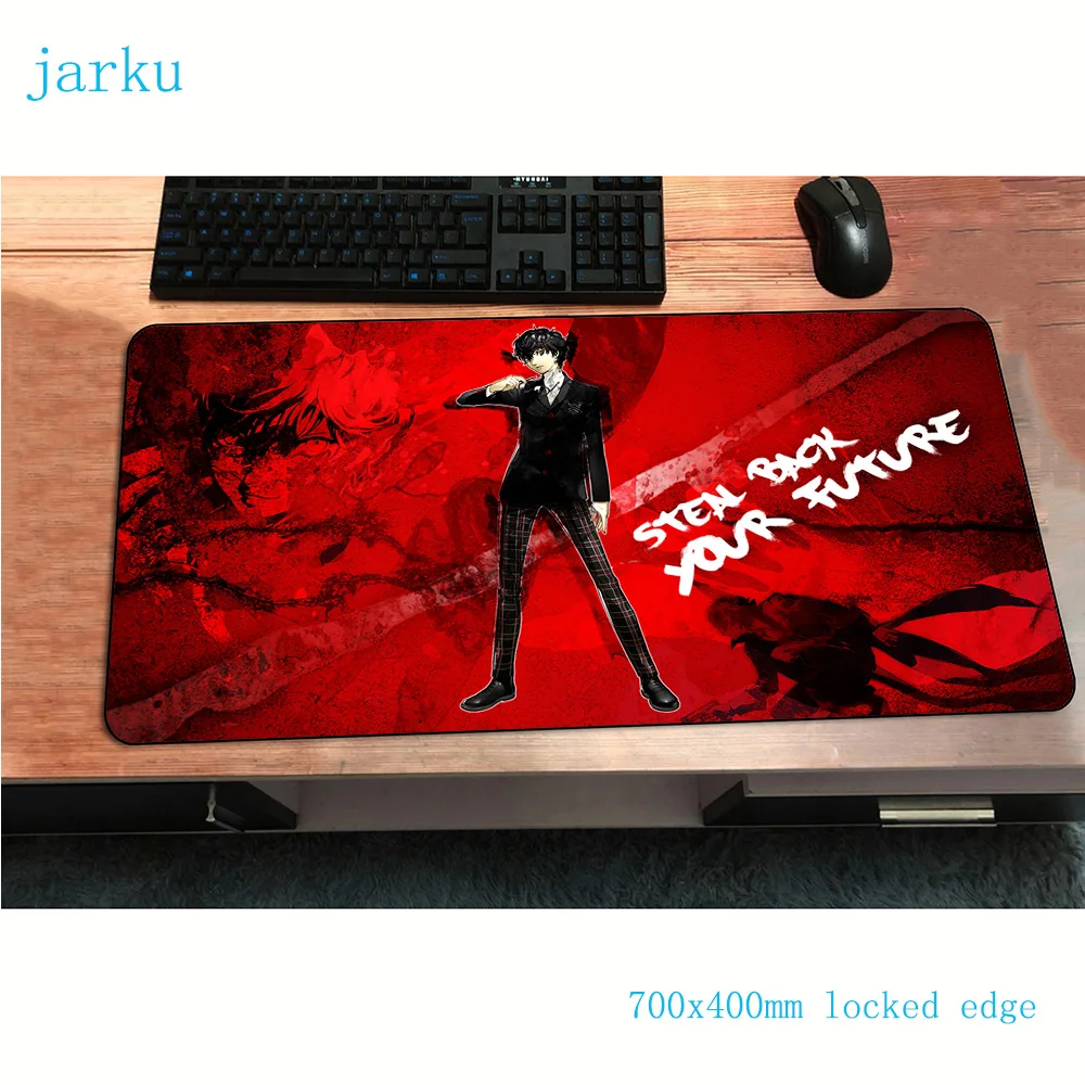 Persona 5 Коврик для мыши геймер милый 700x400x2 мм notbook коврик для мыши игровой коврик для мыши Большой объемный рисунок коврик для мыши стол для компьютера коврик для мыши