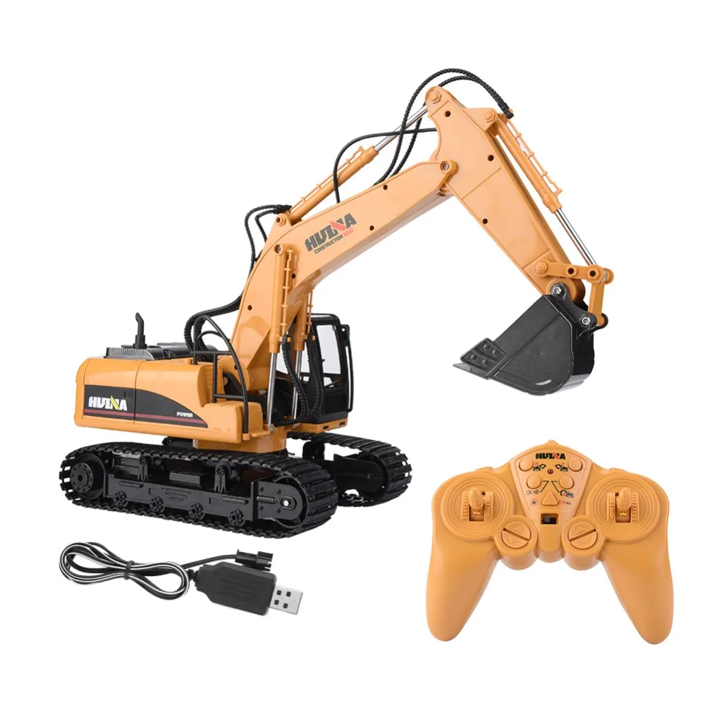 HUINA 1550 2 4 GHz 15Ch RC экскаватор автомобильные игрушки симулятор на дистанционном