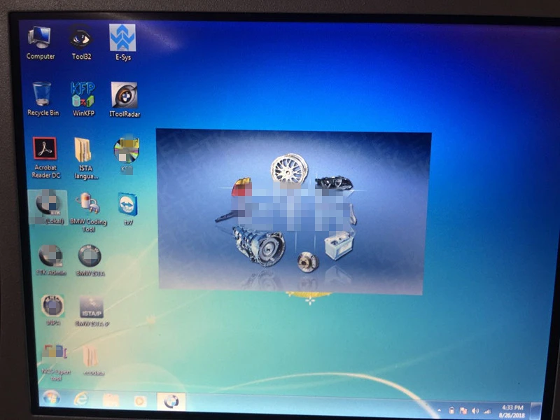 Последняя версия V2020.06 Rheingold ISTA для BMW ICOM Win7 Диагностика 1 ТБ HDD / 720 ГБ SSD Φ 4 23 3 67 multi