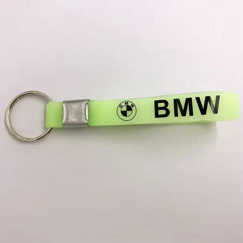 Новый светящийся силиконовый брелок для ключей Автомобильный ключ кольцо Nissan