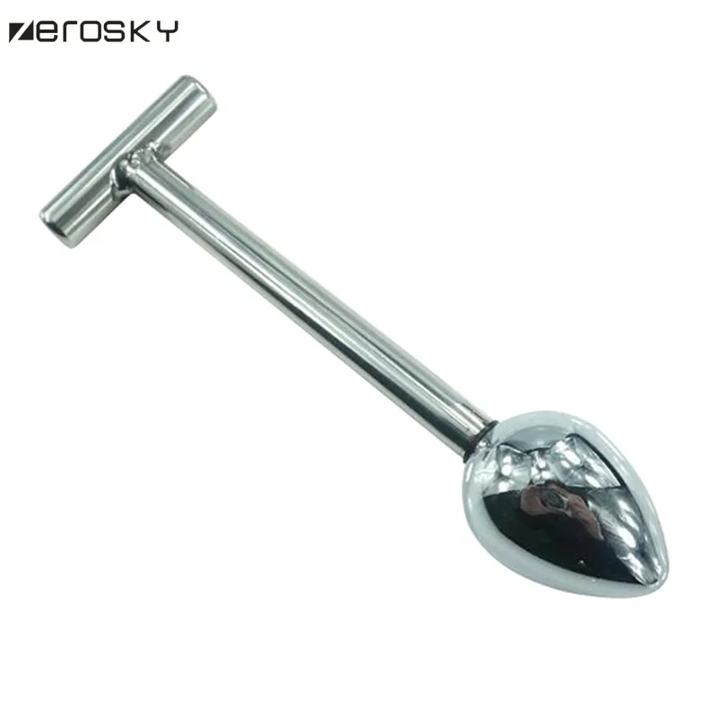 Zerosky Electric Shock Pod Probe Therapy Metal Anal Butt Plug Dildo Vagina G-spot Massager Sex Toys for Women Men Adult Game |