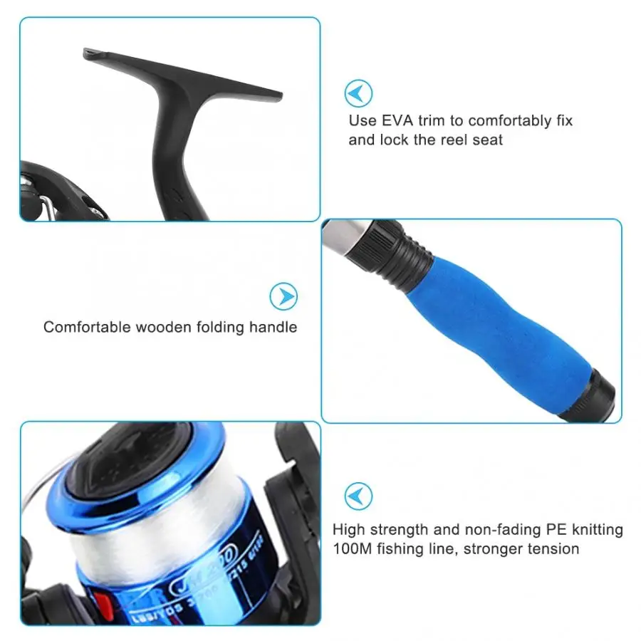 Телескопическая мини удочка сверхлегкая Удочка из стекла и стали рыболовные