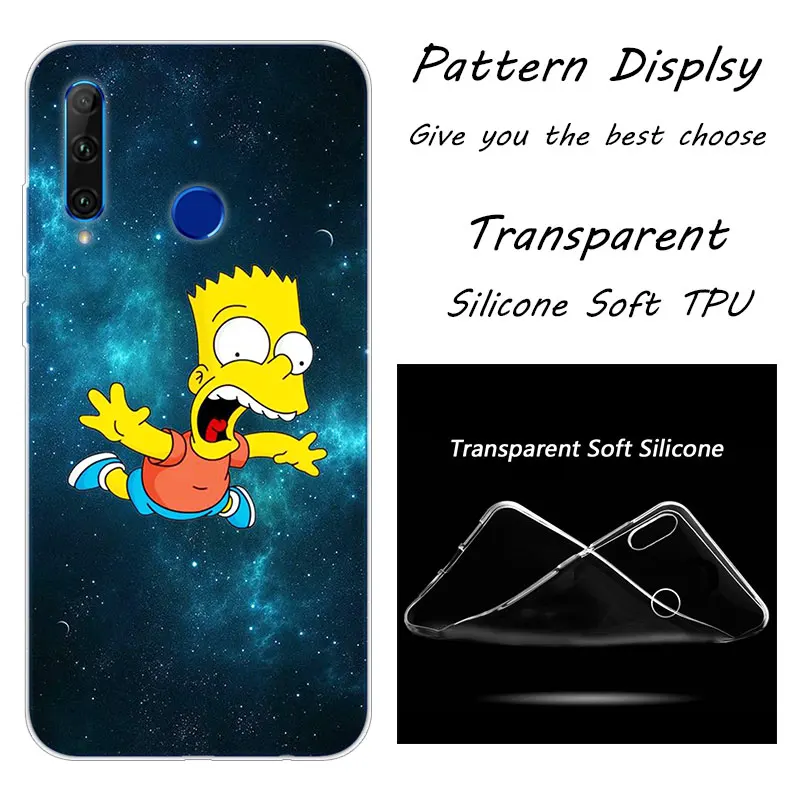 010 Горячий Los Simpsons Мягкий силиконовый чехол для телефона huawei Honor 20 20i 10 9 8 Lite 8X 8C 8A 8S 7S 7A Pro View 20 Модный чехол - Цвет: 010