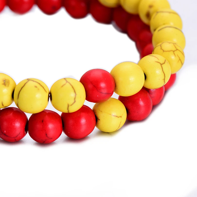 Модный стиль расстояние браслет набор для пары женщин мужчин Мода 8 мм