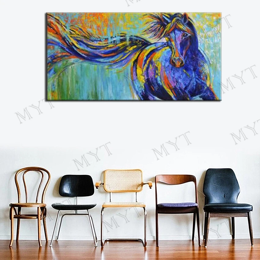 

MYT Free Shipping Pictures Unframed Good Painting Abstract Canvas Painting Art Wall Pictures For Living Room Home Decoration