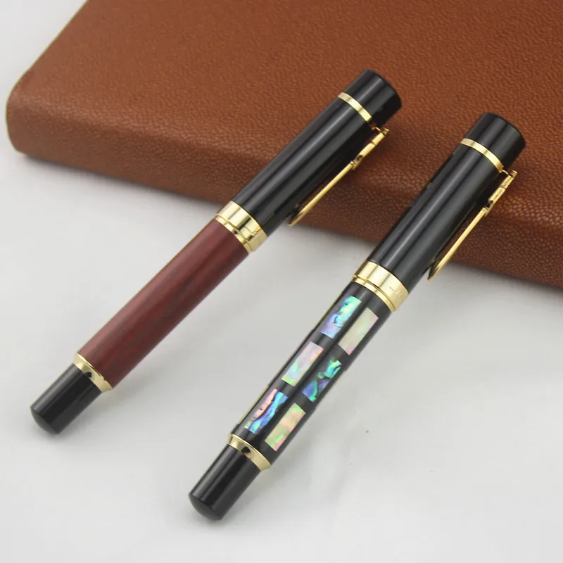JinHao 650 0,5 мм перьевая ручка Роскошный корпус резьба или палисандр чернила ручка для письма канцелярские принадлежности Школьные офисные принадлежности