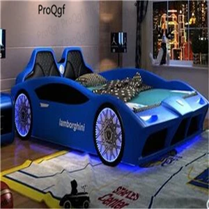 Синий Ngryise 1 шт. набор Детская кровать в форме автомобиля - Цвет: Синий