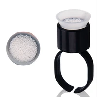 100pcstattoo supply ring cups tools microblading pigment holder permanent makeup disposable tattoo ink cups with sponge for sale