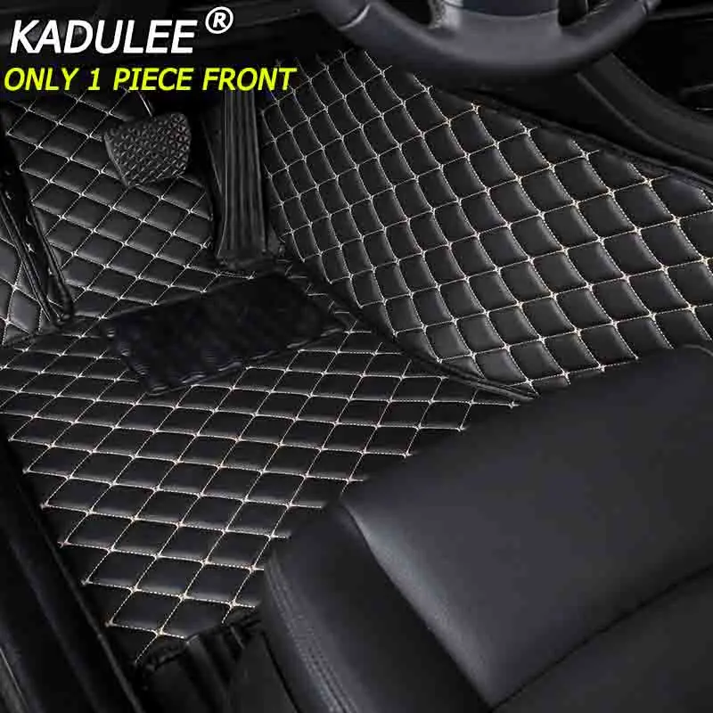 KADULEE автомобильный коврик для ног для honda accord crv CR-V jazz fit city civic CRZ ODYSSEY пользовательские коврики автомобильные аксессуары Стайлинг - Название цвета: only 1 piece front