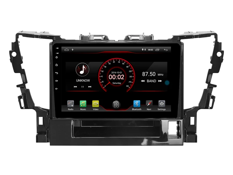 Deluxe Edition 10 &quotэкран 2din автомобильный Android 9 0 плеер для Toyota ALPHAR 2015 планшет 4G Lite sim