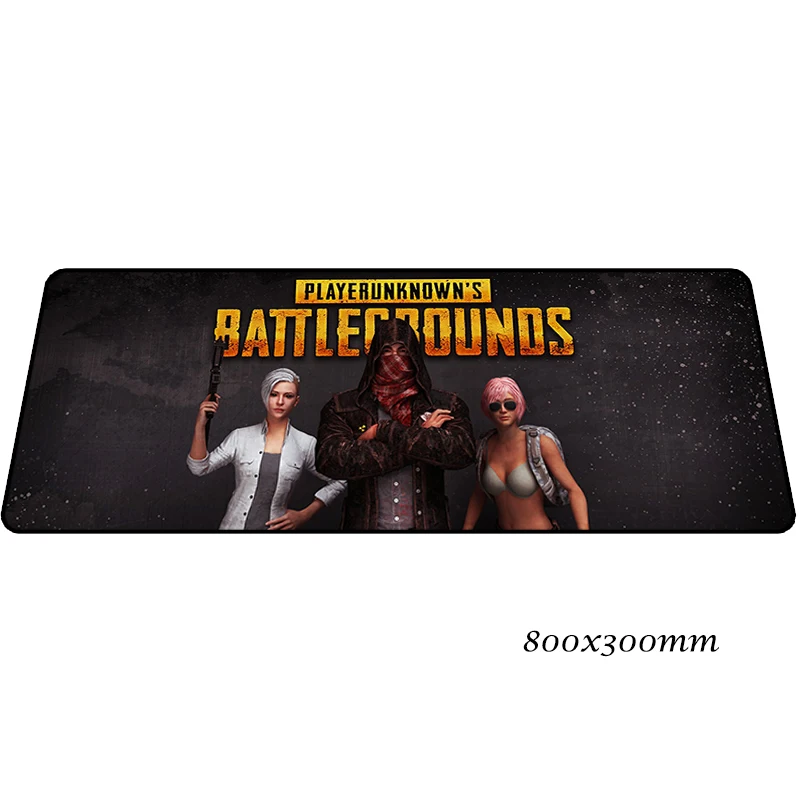 Pubg коврик для мыши 80x30 см esports игровой коврик для мыши большой геймерский коврик locrkand компьютерный стол padmouse клавиатура большие игровые коврики