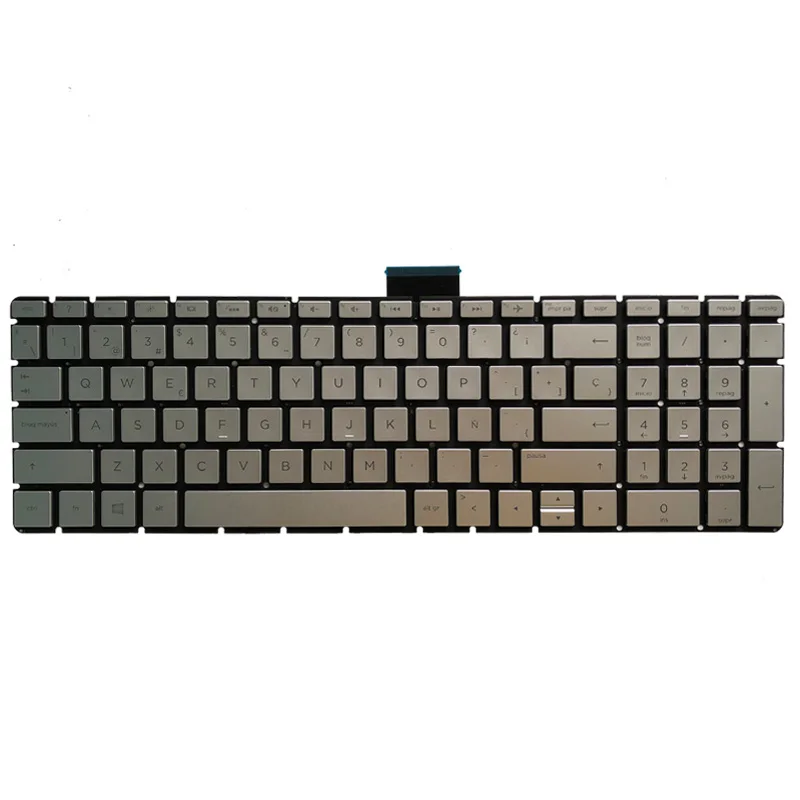 Испанская клавиатура для ноутбука для hp 15-BS 15-BS015DX 15-bs573tx 15-bs007tx TPN-C129 925008-001 аккумулятор большой емкости PK132043A00 Palmrest верхняя крышка