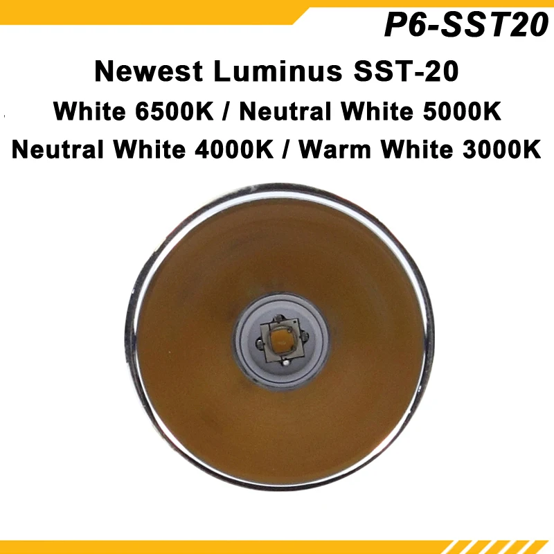 KDLITKER P6-SST20 Luminus SST-20 700 люмен 3 В-9 В P60 Drop-(диам. 26,5 мм