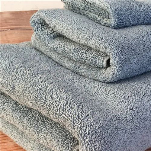 Light Grey Набор из 3 сплошных Цвет хлопок полотенце для взрослых Синьцзян домашнего использования Американский Стиль хлопчатобумажные полотенца для лица Полотенца s и квадратные полотенца - Цвет: Light Grey