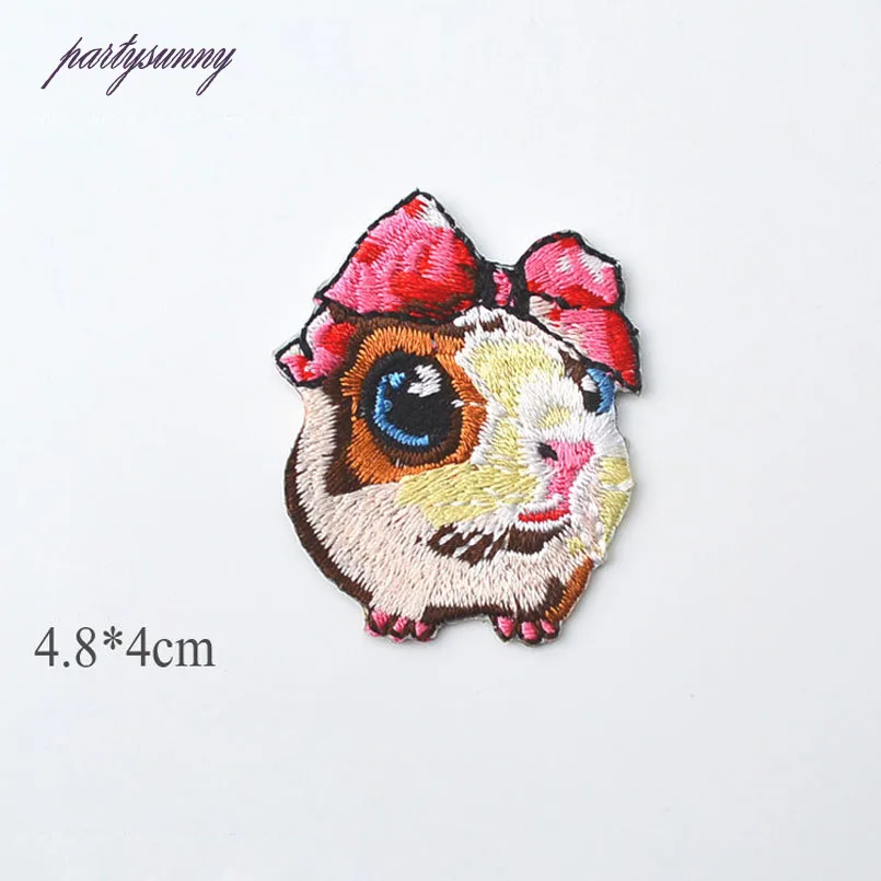 PF Animal Panda Patch Cartoon Embroidered Patches For Clothing Stripes for Clothes Kids Dress Badge Applique Applications TB179 | Дом и сад