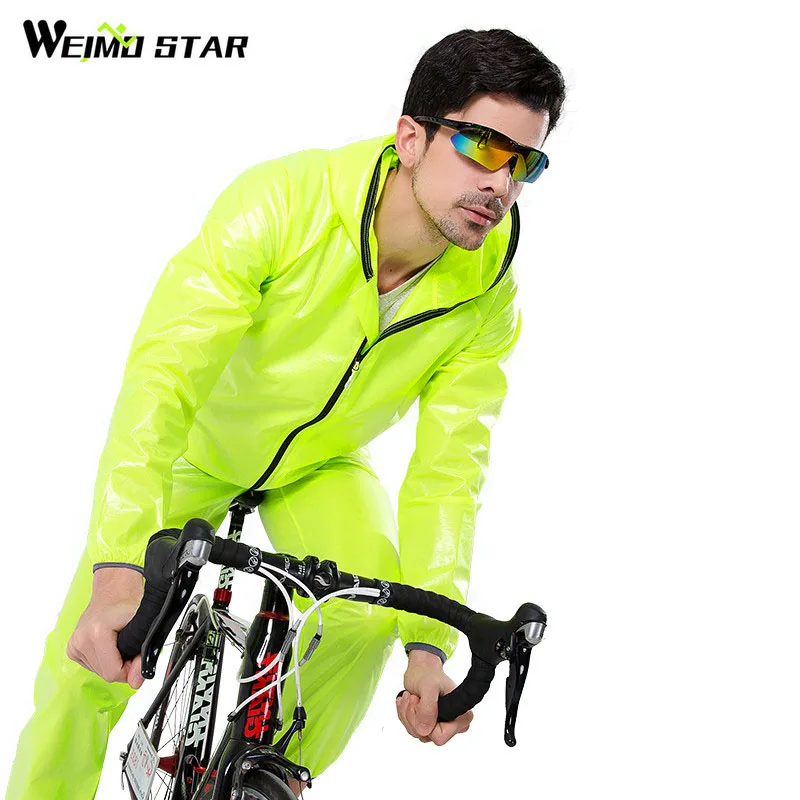 

Weimostar Waterproof Cycling Raincoat Pro Cycling Jersey MTB Bike Clothing Windproof Compressed Bicycle Clothes Equipment