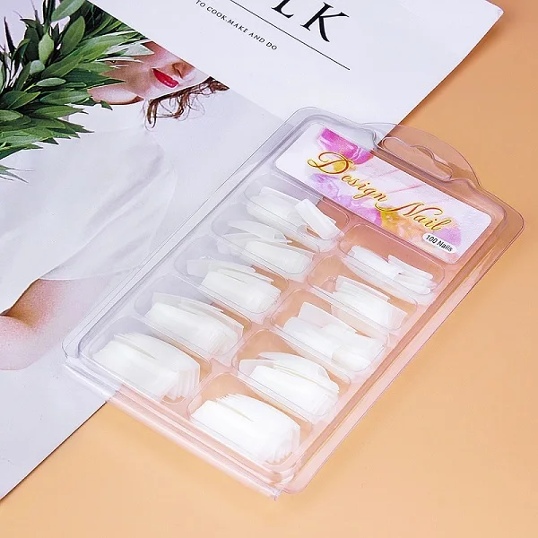 Natural OSHIONER, 100 шт, накладные ногти, искусственные накладные ногти, дизайн для наращивания ногтей, различные виды накладных ногтей для макияжа - Цвет: Natural